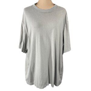 Abercrombie & Fitch Soft Tee Putty Oversized Size XXL Crew Neck Short Sleeve Wom